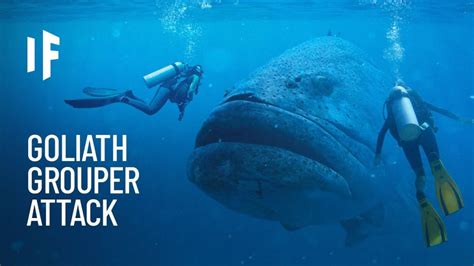 Goliath Grouper Attack - A What If - For Scuba Divers