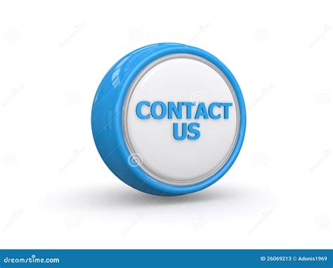 Contact us button stock image. Image of symbol, shiny - 26069213