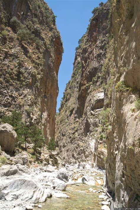 Samaria Gorge Map