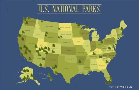 Map Of National Parks - United States Map