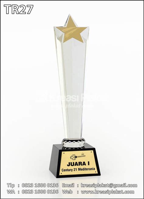 Piala Award Model Bintang - Jual Piala | Kreasi Plakat