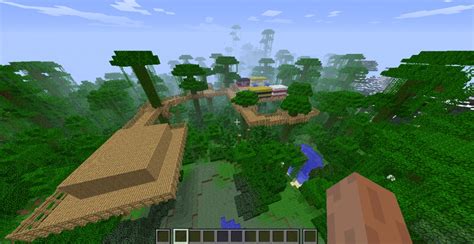 Tree Village Minecraft Map