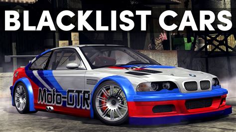 Need For Speed Most Wanted Blacklist Members