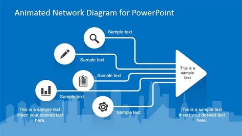 Animated Network Diagram PowerPoint Template - SlideModel