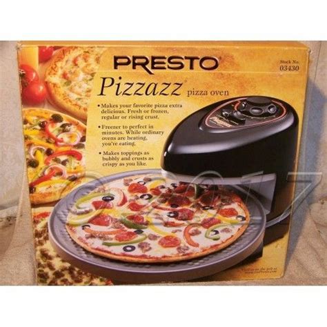 For Sale: Pizzazz Pizza Oven, #03430, Presto | Webstore | Pizzazz pizza ...