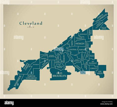 Cleveland neighborhood Stock Vector Images - Alamy