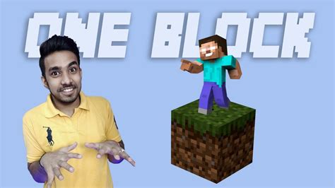 MINECRAFT ONE BLOCK CHALLENGE | ROAD TO 3 MILLION - YouTube