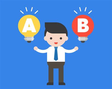 Businessman stand between light bulb idea, decision making choice concept 464672 Vector Art at ...