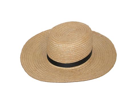 Authentic Amish Straw Hat