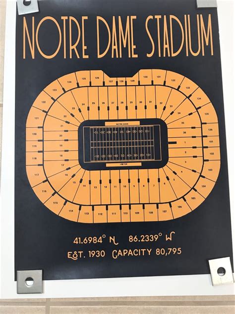 Notre Dame Stadium Seating Chart | Cabinets Matttroy