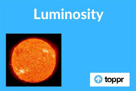 Luminosity Meaning