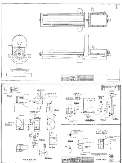 1874 Gatling Gun Blueprints - vrogue.co