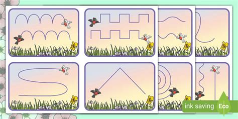Spring Mark-Making Pattern Cards (teacher made) - Twinkl