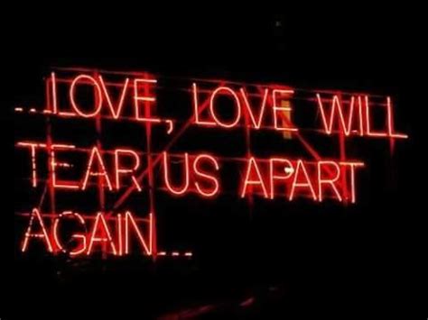 love will tear us apart | Joy division, Music love, Music lyrics