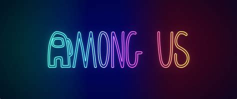 Among Us Wallpaper 4K, Neon, iOS Games, Android games