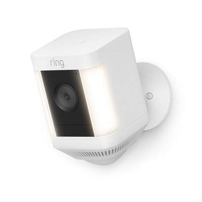 Ring Spotlight Cam Plus (battery) - White : Target