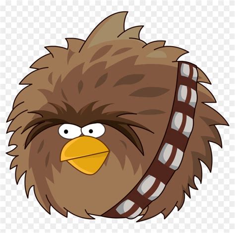 Angry Bird Star Wars - Angry Birds Star Wars Chewbacca, HD Png Download ...