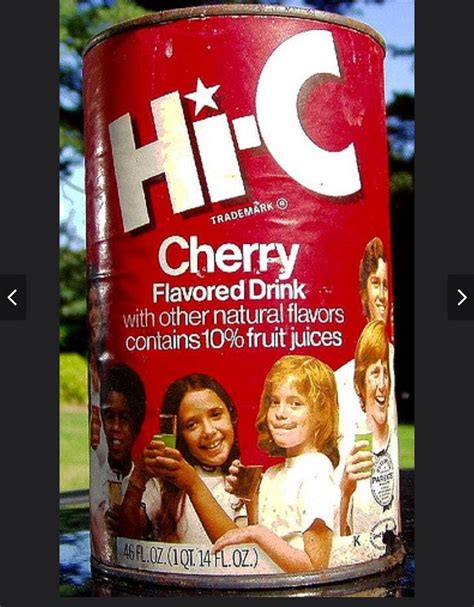 Hi-C in a can | Flavored drinks, Cherry flavor, Natural flavors