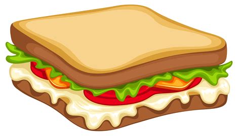 Sandwich PNG Clipart Vector Image | Yopriceville - High-Quality Images and Transparent PNG Free ...