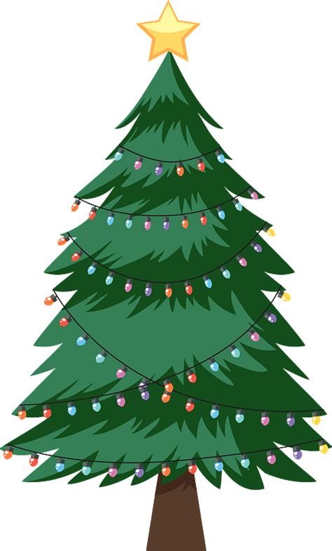 Christmas tree clipart. Free download transparent .PNG | Creazilla