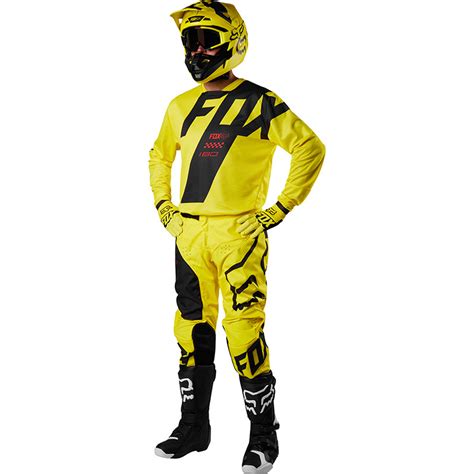 Fox Racing NEW Mx 2018 180 Mastar Yellow Black Motocross Dirt Bike Gear ...