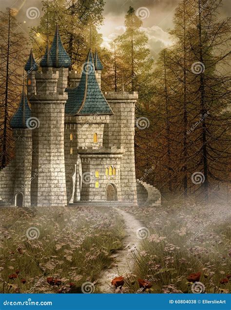 Enchanted Castle Stock Photo | CartoonDealer.com #55808346