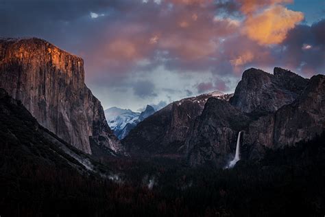 Tunnel View Winter Sunset 3 | Yosemite National Park | Fred Mertz ...