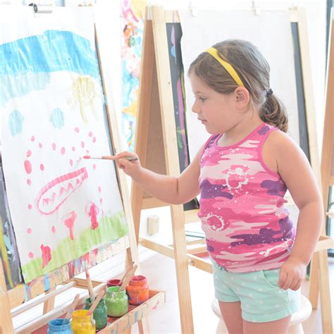 Easel Painting for Kids - Meri Cherry