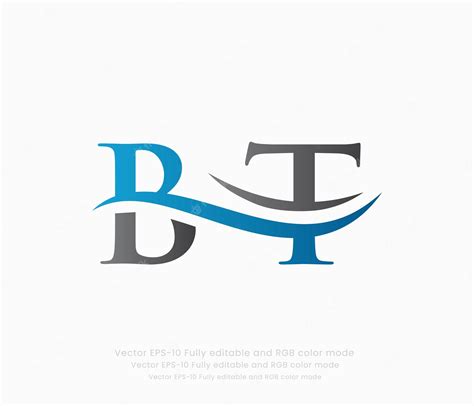 Premium Vector | A logo for a company called bt.