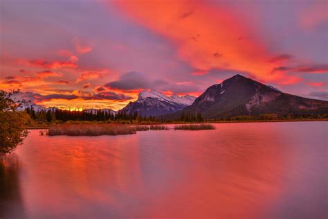 Sunrise At Banff National Park Wallpaper,HD Nature Wallpapers,4k ...