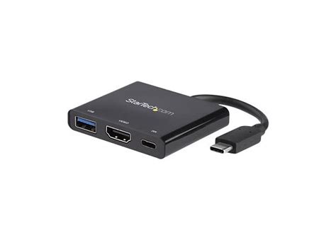 StarTech.com USB C Multiport Adapter - USB Type-C to 4K HDMI - PD/1xUSB 3.0 - CDP2HDUACP ...