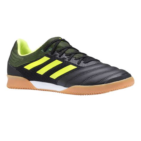 ADIDAS Copa 19.3 Futsal Boots - Black/Yellow | Decathlon