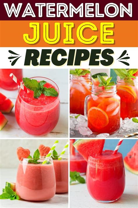 Top 10 Watermelon Juice Recipes for Summer - Insanely Good