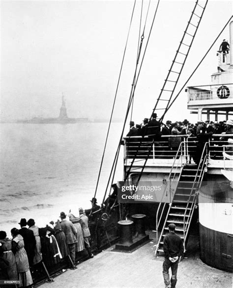 Arriving of immigrants in Ellis Island, New York, photo by Edwin... News Photo - Getty Images