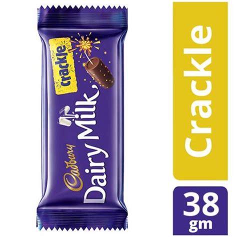 Cadbury Dairy Milk Crackle Chocolate (38g) | Listerr - An Indian ...