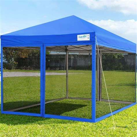 Quictent 8x8 EZ Pop up Canopy Tent with Mosquito Netting Screen House Room Mesh Walls Waterproof ...