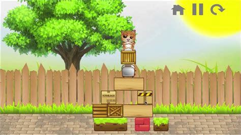 FREE Kitty Cat Drop Physics Puzzle Kids Game for iPhone - YouTube