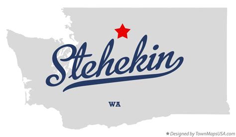 Map of Stehekin, WA, Washington