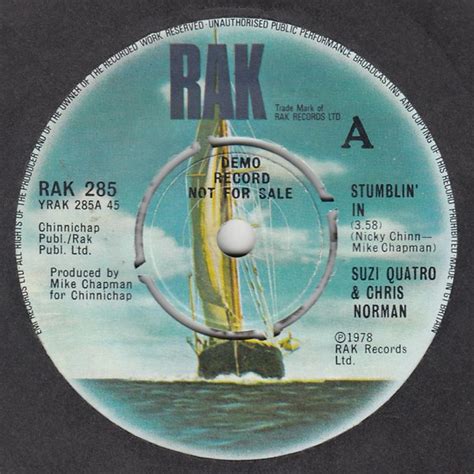 Suzi Quatro & Chris Norman - Stumblin' In (1978, Vinyl) | Discogs