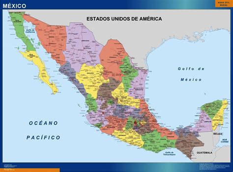 Mexico map | Canada Wall maps of the world & countries