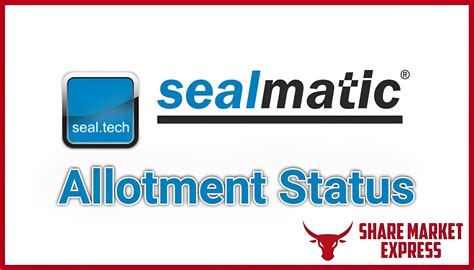 Sealmatic India IPO Allotment Status Check Online (GMP)