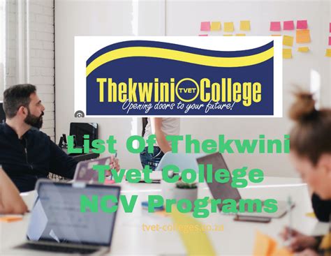 List Of Thekwini Tvet College NCV Programs - TVET Colleges