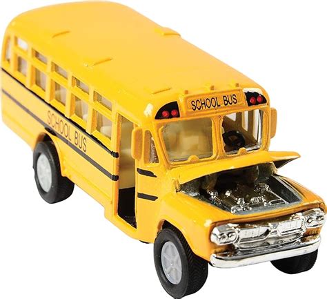 Amazon.com: US Toy Die Cast Metal Toy School Bus, 5": Toys & Games