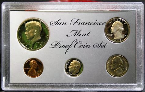 San Francisco Mint 5 Proof Coin Set