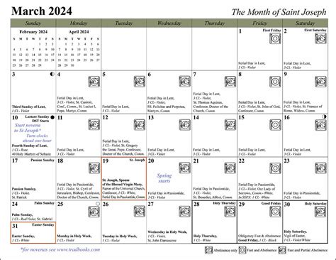 2024 Traditional Catholic Calendar - Caryl Crystie