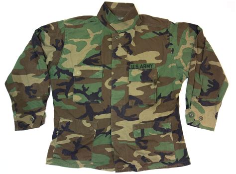 US army military M81 woodland camouflage bdu field shirt ripstop - Surplus & Lost