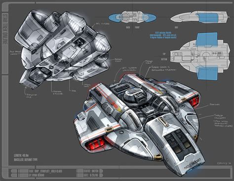 Starfleet ships — Oslo class Defiant-variant for Star Trek Online by...