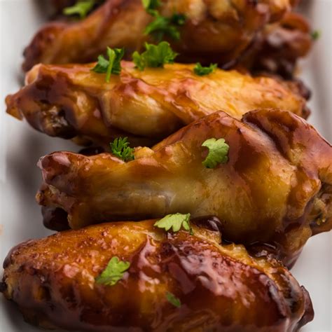 Air Fryer BBQ Chicken Wings (EASY!) - PinkWhen