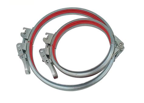 600mm Duct System 5.5mm Quick Release Hose Clamps With Sealing