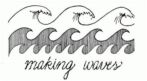 Water black and white waves black and white water clipart free ...